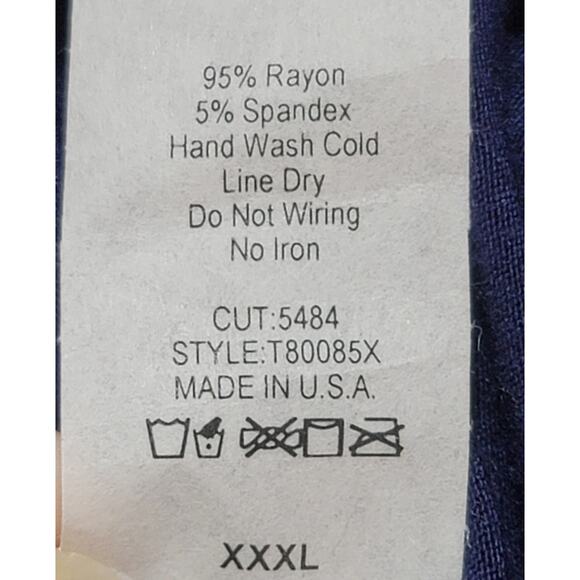 Paisley Grace Blue Draped Front Cardigan Duster 3XL Lightweight Flowy Stretchy - Picture 4 of 5